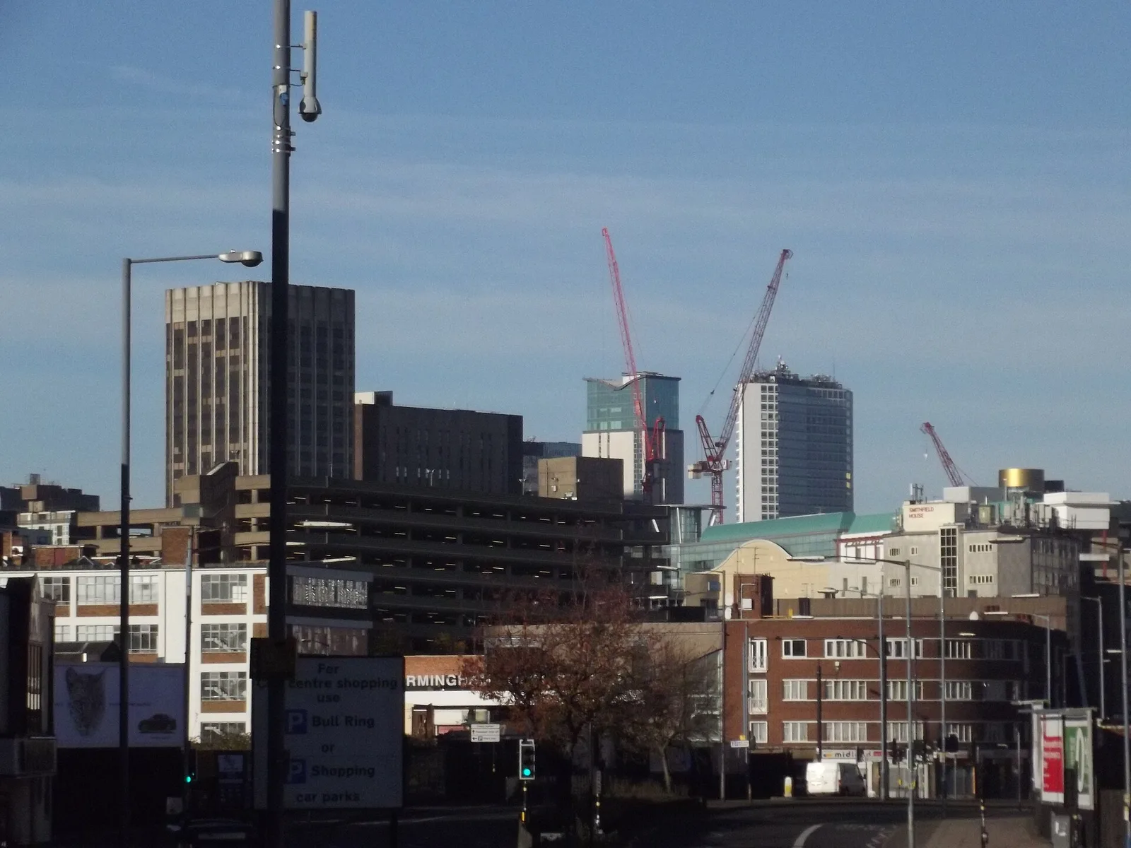 Birmingham city skyline seen from Digbeth, where the Gambling Commission is headquartered