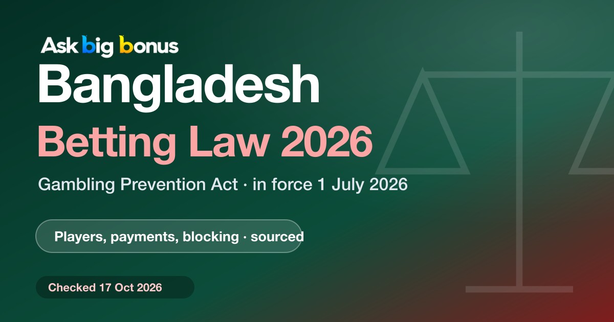 Is Online Betting Legal in Bangladesh? The Gambling Prevention Act 2026 Explained