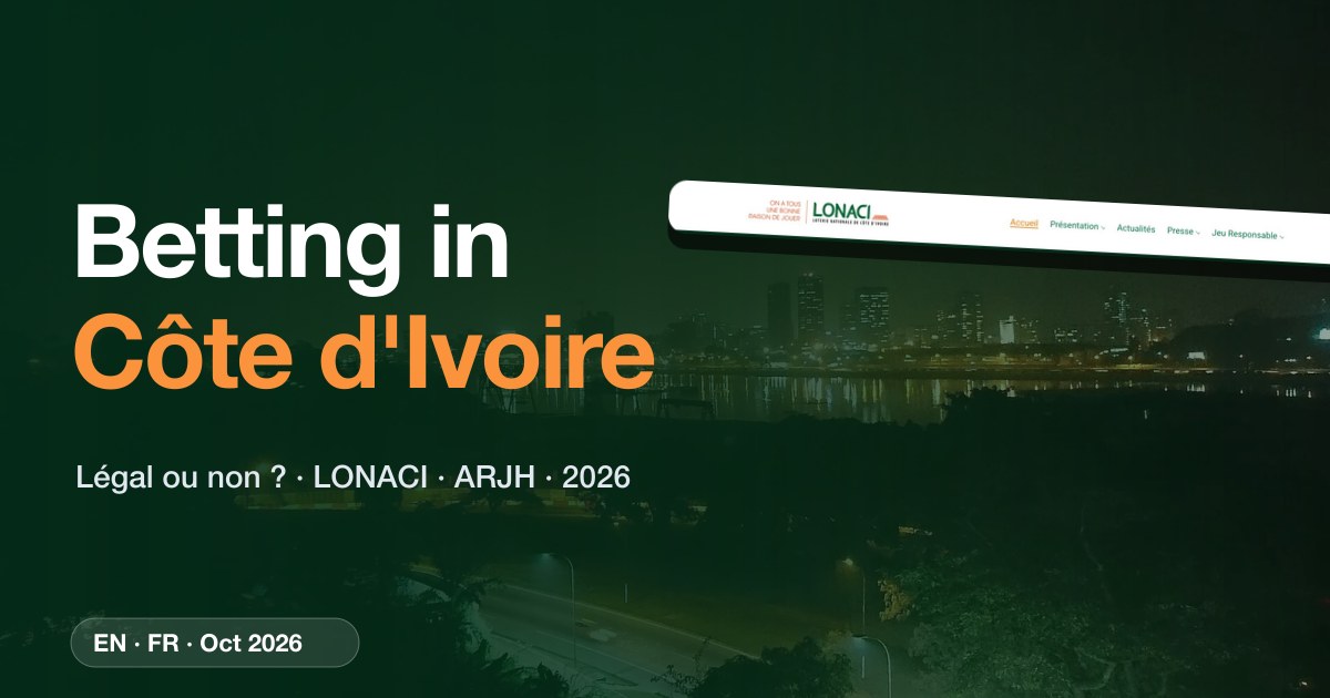 Is Online Betting Legal in Côte d'Ivoire? LONACI, ARJH and What We Could Verify (2026)