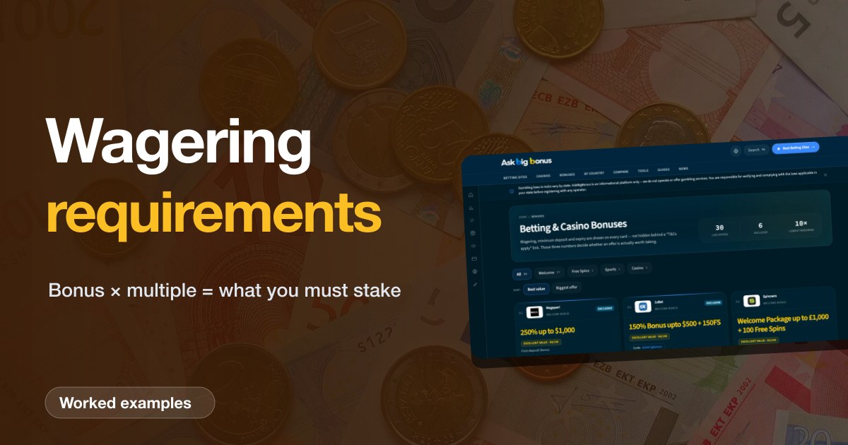 Understanding Wagering Requirements: How Bonus Rollover Really Works (With Worked Examples)